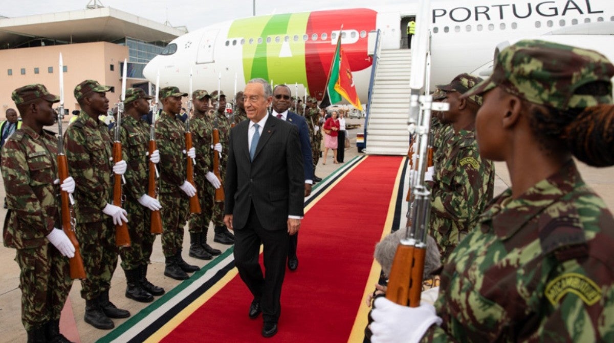 Visita do Presidente da Repblica Portuguesa a Maputo