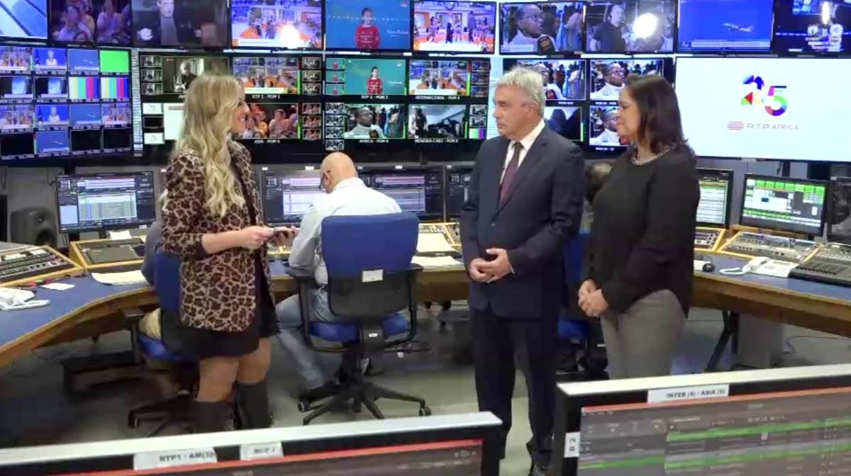 Imagem de José Arantes e Carla Adão / 25º Aniversário RTP África
