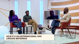 Dia Int. das Lnguas Maternas - Gociante Patissa, Leopoldina Fekayamle, Diltino Ferreira, Lus Correia e Paulo Moreno