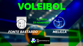 Imagem de Challenger Cup de Voleibol Masculino - Fonte do Bastardo - Melilla