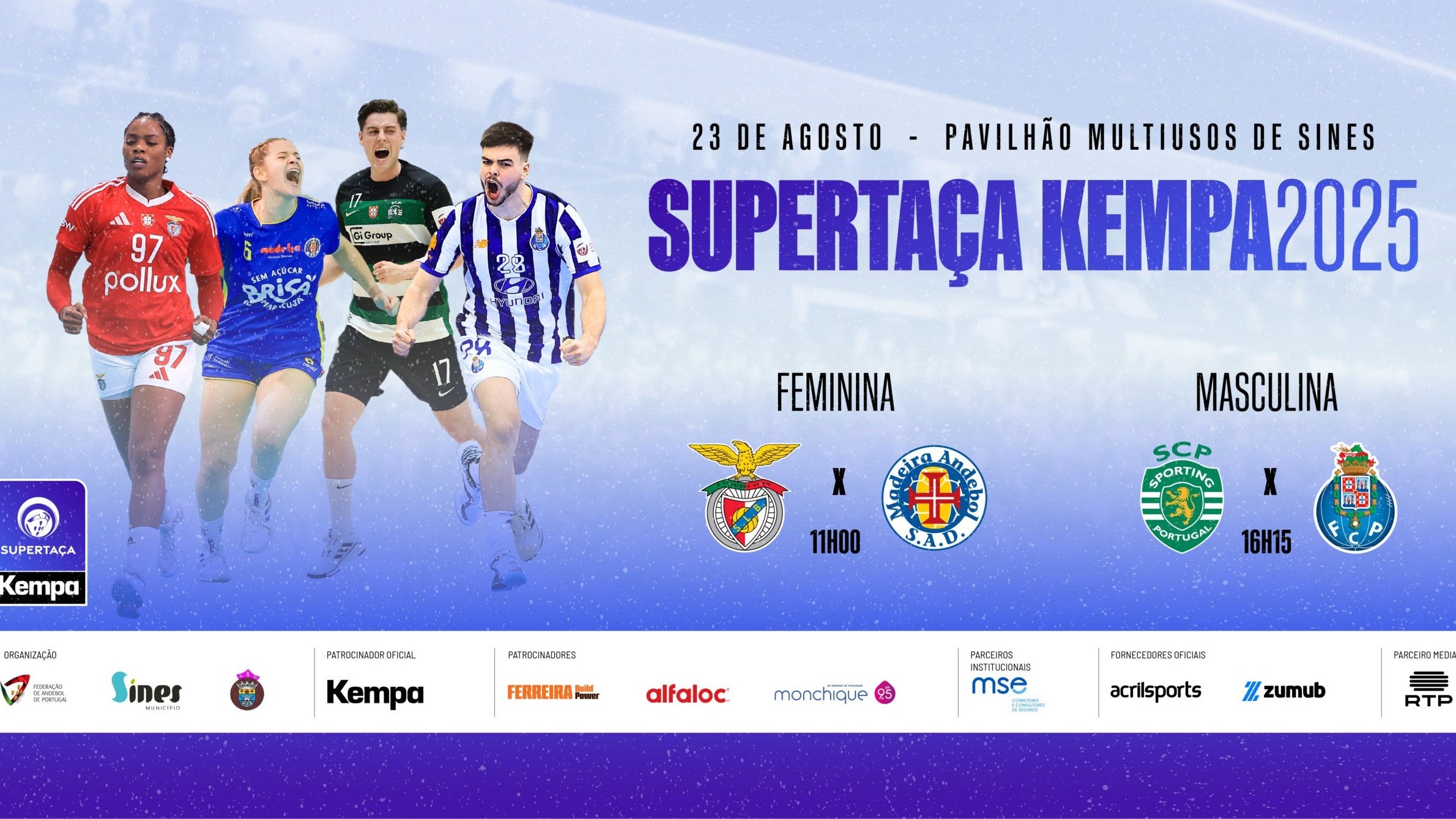Imagem de Andebol: Supertaça Kempa - Sporting CP x FC Porto (Final Masculina)