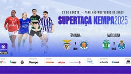Imagem de Andebol: Supertaa Kempa - SL Benfica x Madeira SAD (Final Feminina)
