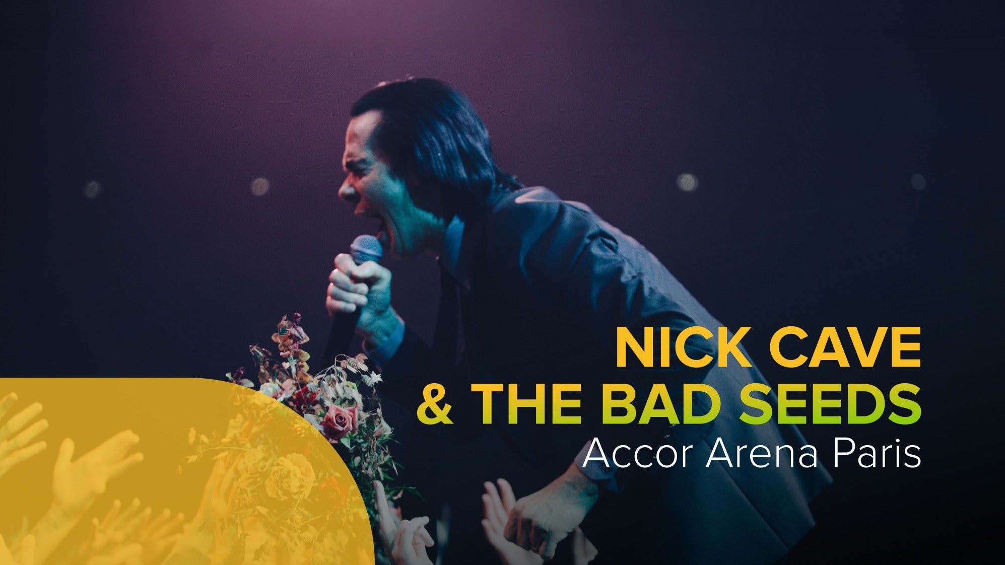 Imagem de Nick Cave & The Bad Seeds na Accor Arena 