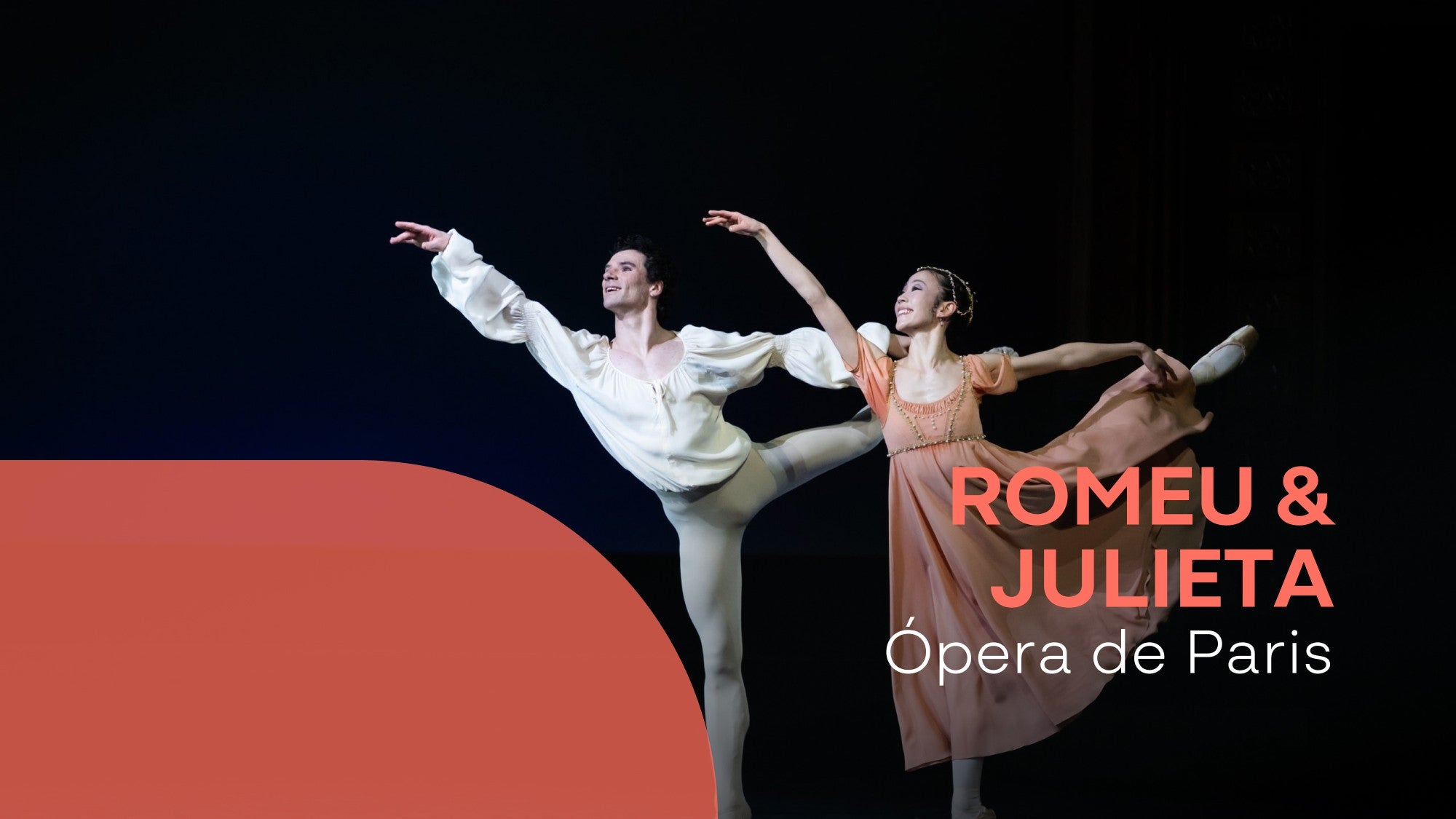 Imagem de Romeu e Julieta pela Ópera de Paris 
