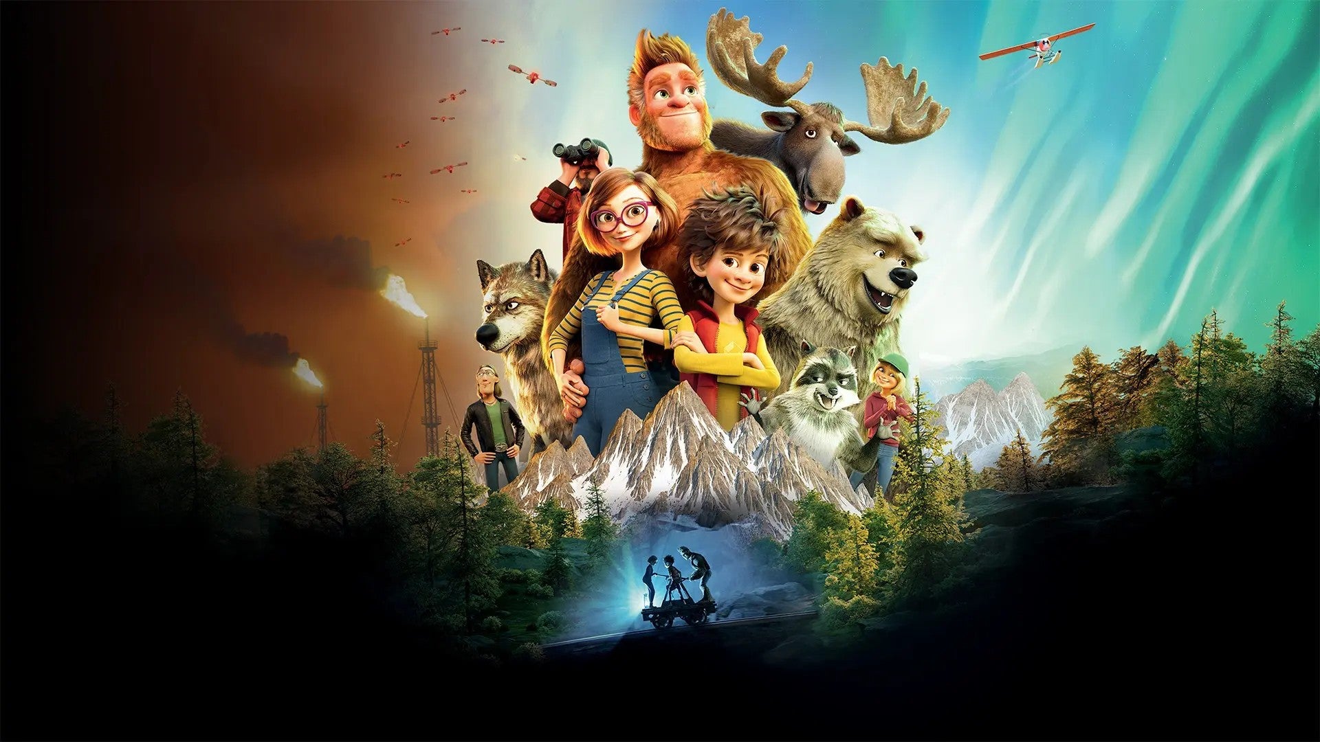 Imagem de Bigfoot em Família