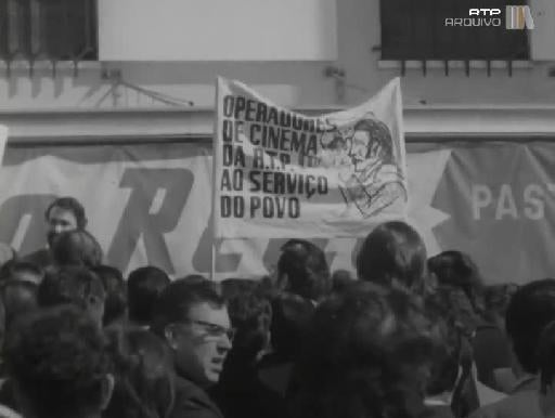 A RTP nas manifestações do 1º de maio de 1974