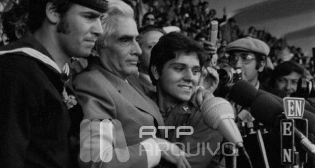 Álvaro Cunhal no 1º de Maio de 1974
