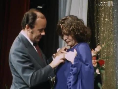 Condecoração de Amália Rodrigues pela Câmara Municipal de Lisboa