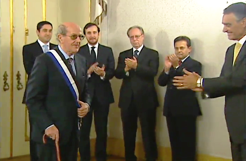 Condecoração de Manoel de Oliveira