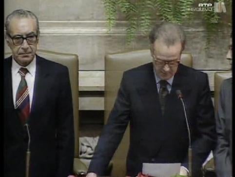 Juramento de Jorge Sampaio como Presidente da República