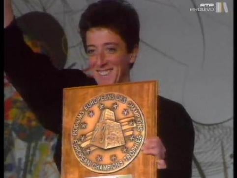 Prémio para Rosa Mota no Podium Europeu dos Campeões.