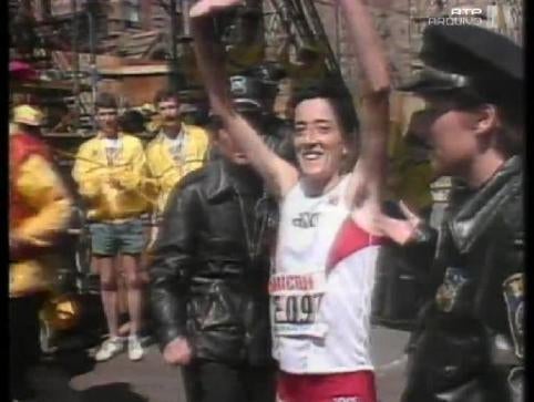 Rosa Mota Vence Maratona de Boston
