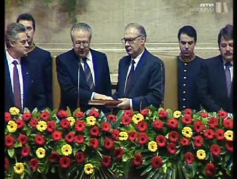 Tomada de Posse de Mário Soares para um Segundo mandato como Presidente da República