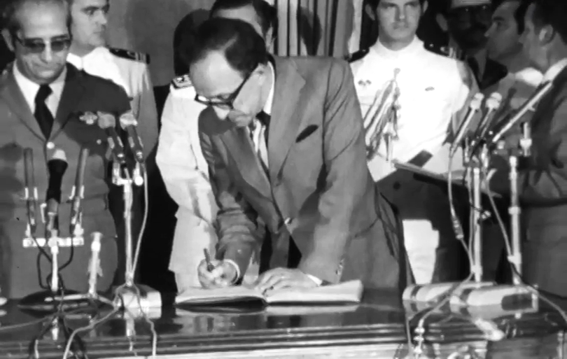 Tomada de Posse de Vasco Gonçalves como Primeiro-Ministro