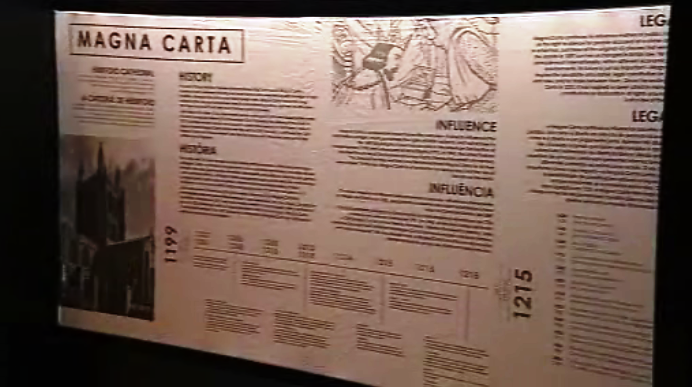Exposição “Magna Carta – Significados”