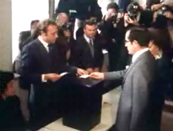 Eleições presidenciais 1980: votação de políticos