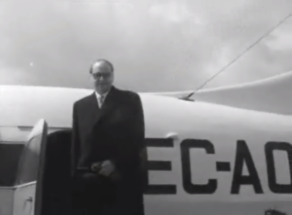 Partida do Ministro dos Negócios Estrangeiros da RFA