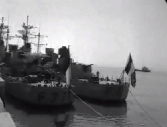 Chegada de navios franceses ao rio Tejo