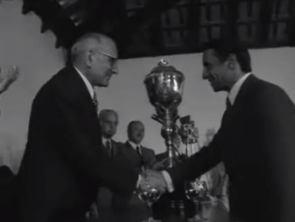 Visita de Marcelo Caetano à feira de Santarém