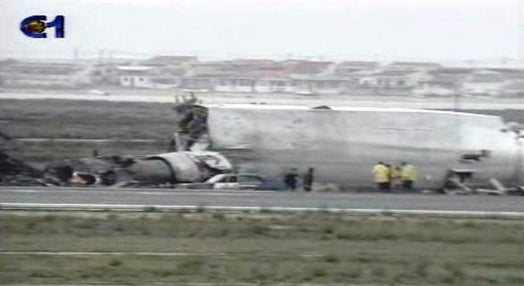 Rescaldo do acidente aéreo em Faro