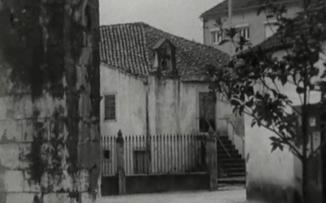 Visita de David Mourão-Ferreira ao Mosteiro da Batalha