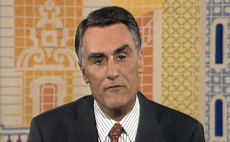 Anúncio de candidatura presidencial de Cavaco Silva