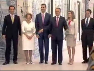 Felipe e Letizia em visita a Portugal