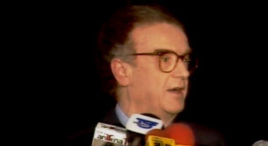 Jorge Sampaio candidato à Presidência da República