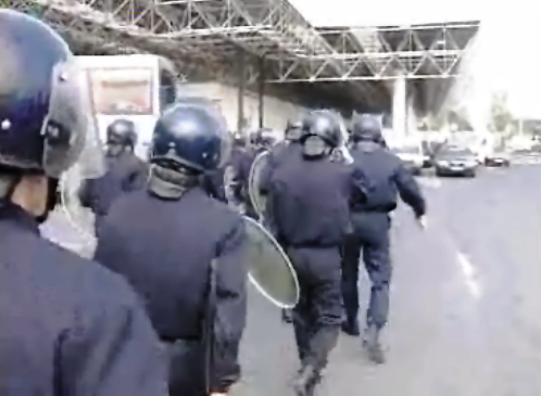 Manifestação termina em violência