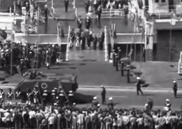 Chegada do conjunto de embarcações à Baía da Guanabara