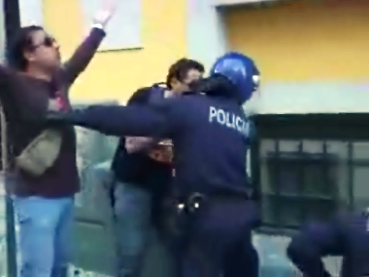 Intervenção polícial no Chiado