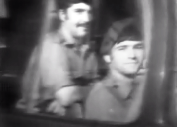 Chegada de militares libertados na Guiné