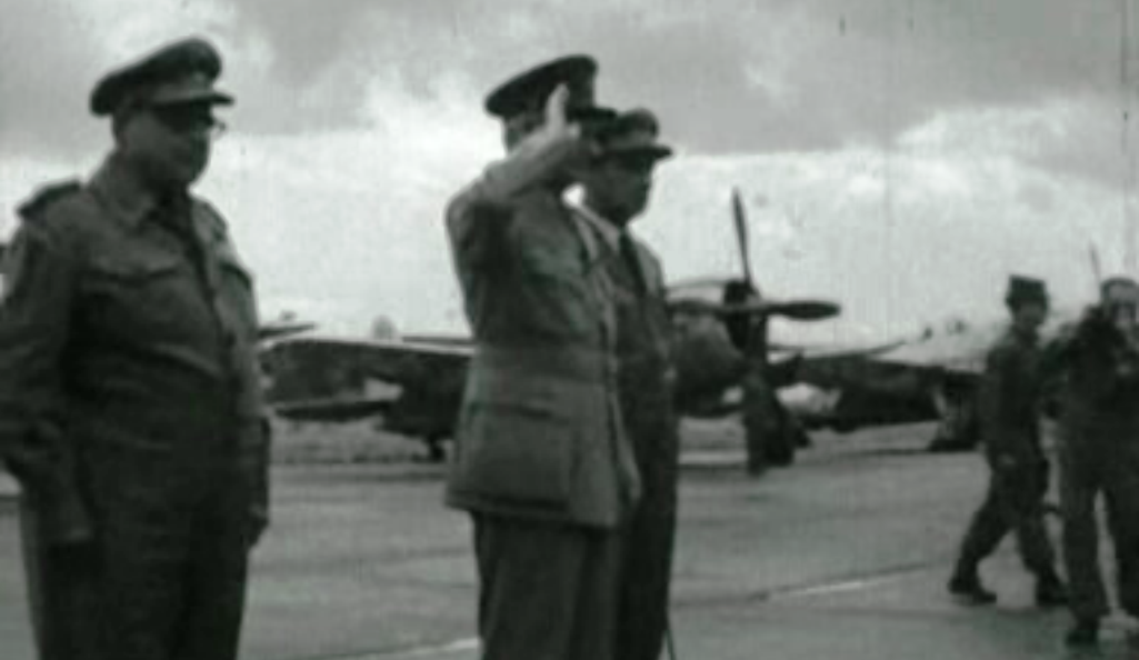 Visita de Marechal Montgomery a Tancos