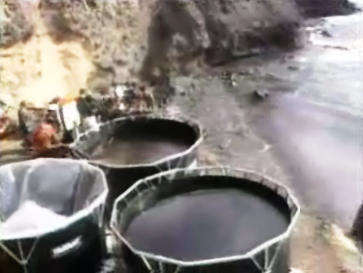 Início das operações de extracção de crude da água do mar em Porto Santo