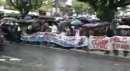 Protesto em Castanheira de Pêra