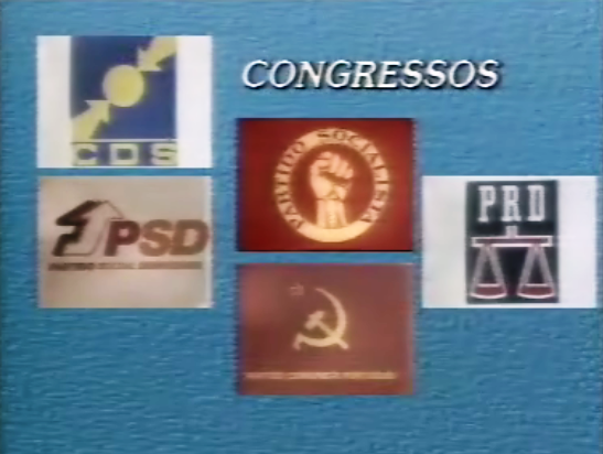 Os congressos do PS, PCP e PRD