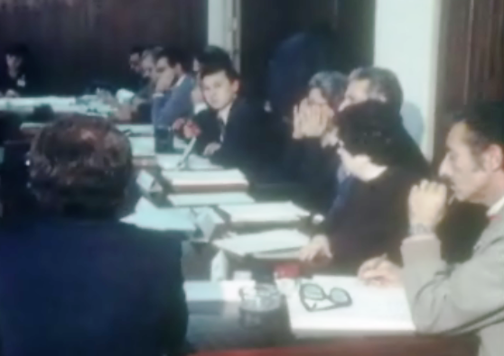 Conferência de imprensa no Ministério da Educação e Ciência