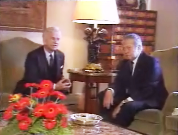 Richard von Weizsacker visita Portugal