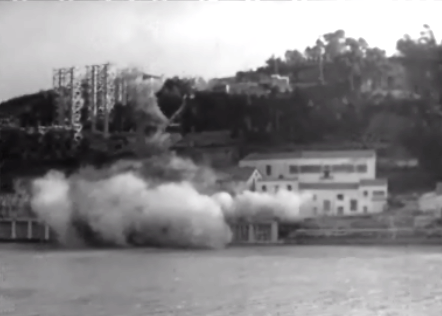 Construção da Ponte da Arrábida