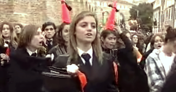 Cortejo da latada em Coimbra