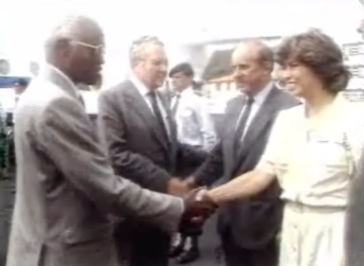 Visita oficial de Aristides Pereira a Portugal