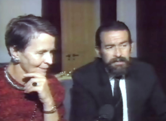 Helene Ahrweiler com João de Deus Pinheiro