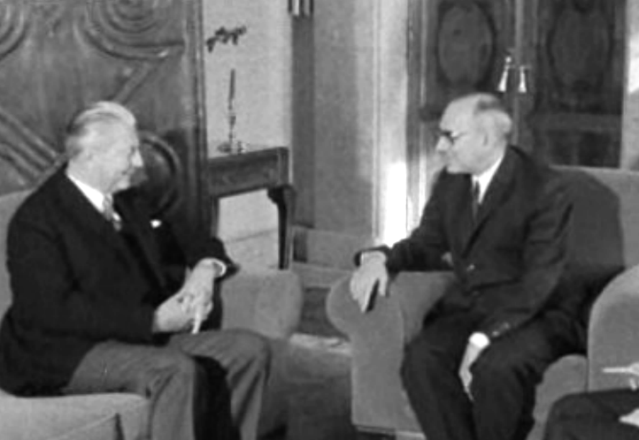 Marcelo Caetano e Kurt Georg Kiesinger