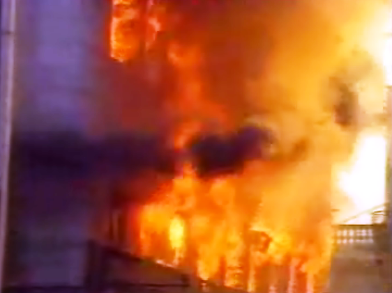 Momentos marcantes durante o incêndio do Chiado