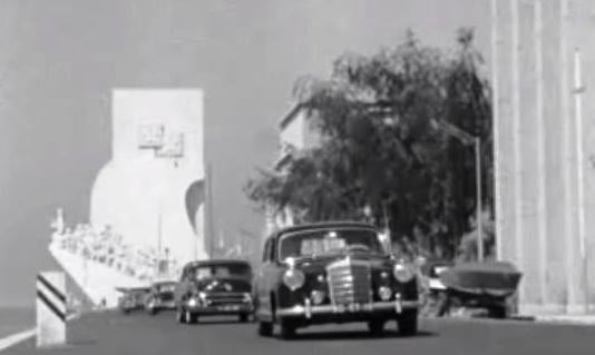 Ludwig Erhard visita Monumentos em Lisboa