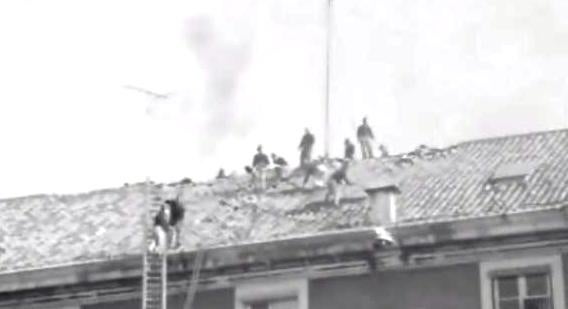 Incêndio no Ministério da Marinha