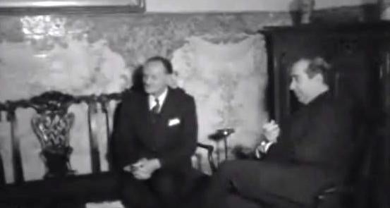 Secretário-Geral da NATO com Franco Nogueira