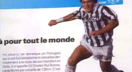 RUI GIL BARROS AS MONACO Carte postale cp postcard photo football 1990 RUI GIL BARROS AS MONACO Carte postale cp postcard photo football 1990