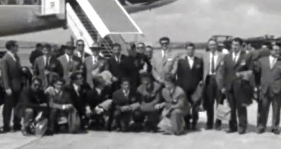 Partida da Equipa do Sport Lisboa e Benfica