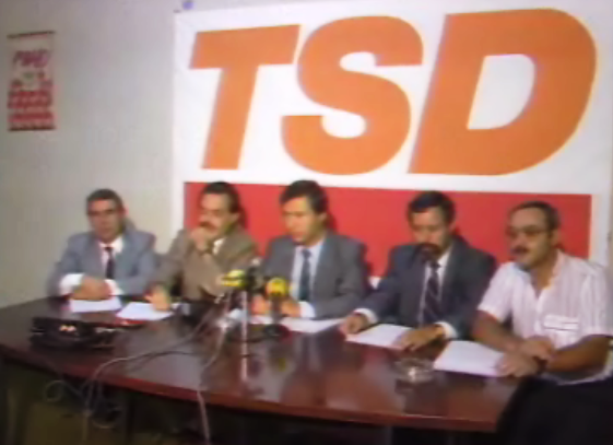 Conferência de imprensa da TSD